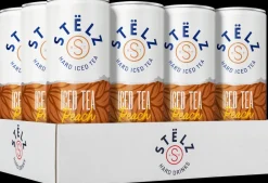 Stëlz Hard Ice Tea Peach tray 12 x 25 cl